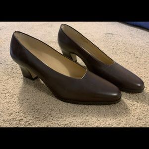 Calico Brown Heels Size 6.5
